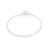 Pulseira Banho de Prata Fecho Tradicional