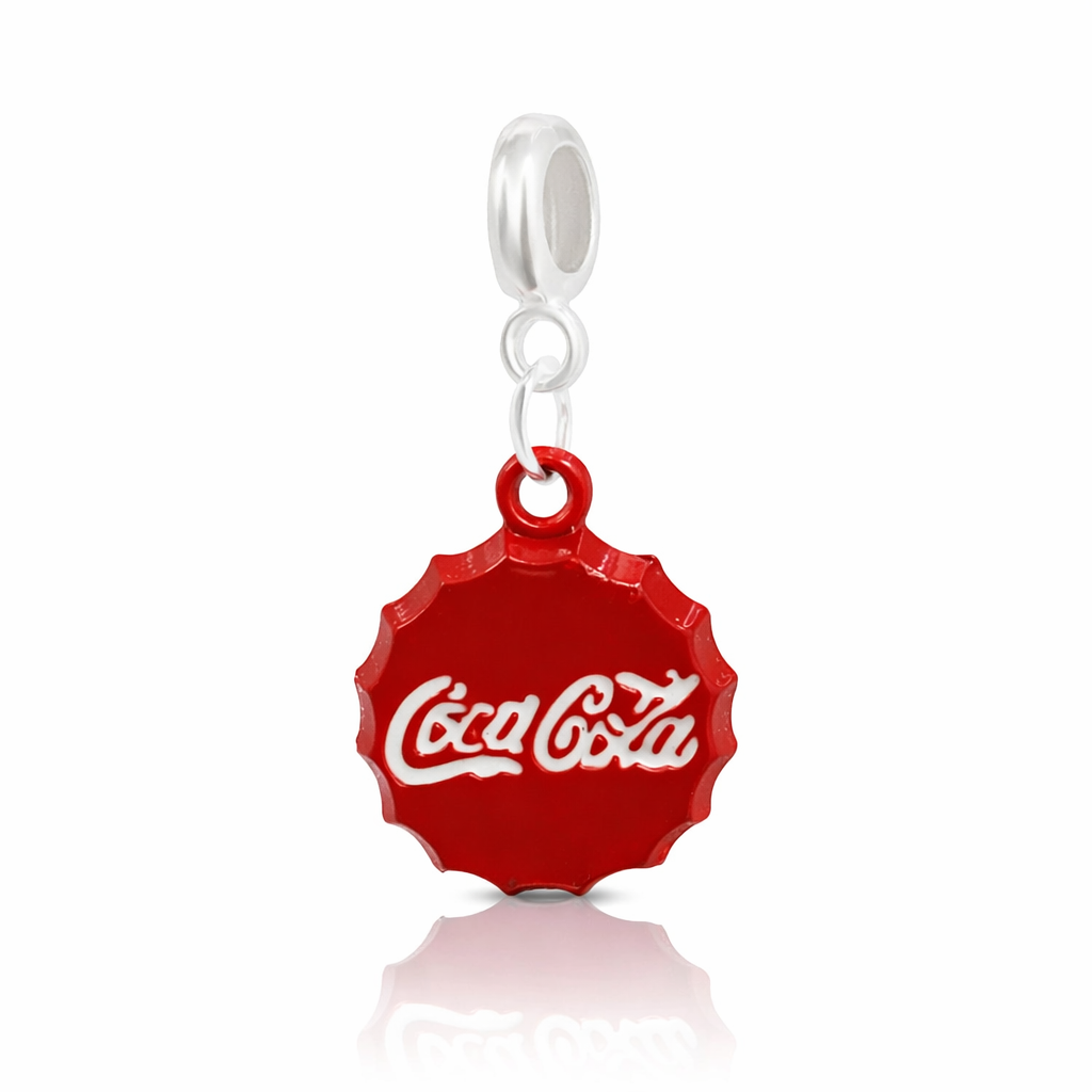 Berloque Tampinha Coca-Cola Vermelha