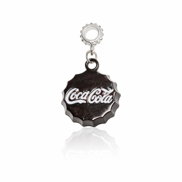 Berloque Tampinha Coca-Cola Preto
