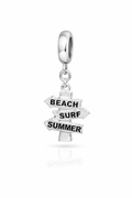 Berloque Placa Viagem - Beach, Surf, Summer