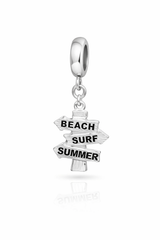 Berloque Placa Viagem - Beach, Surf, Summer