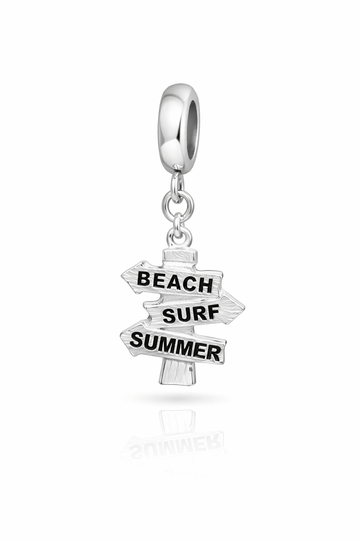 Berloque Placa Viagem - Beach, Surf, Summer