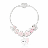 Pulseira I Love Tiffany & Co - Kit com 7 Berloques