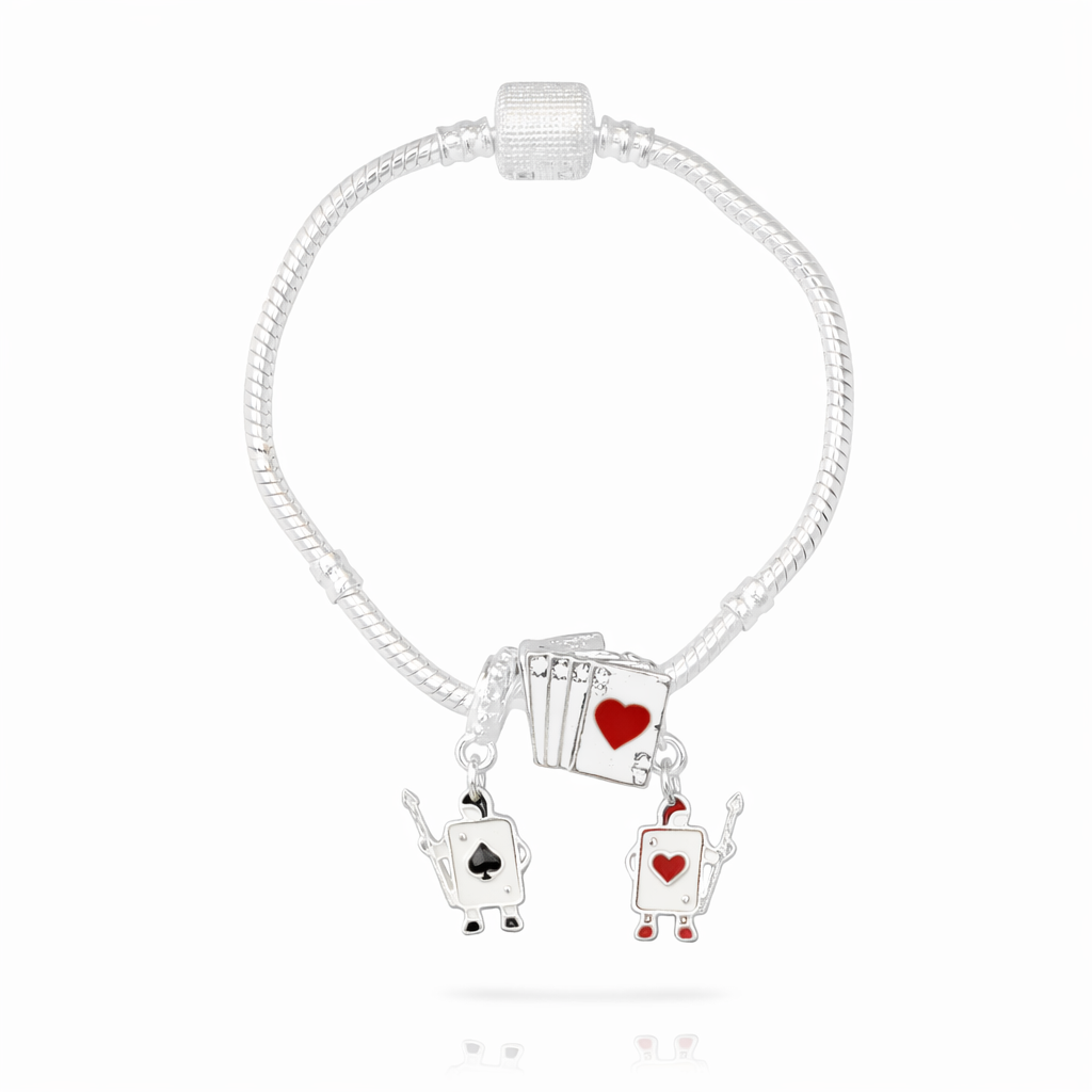 Pulseira Soldados de Copas - Kit com até 3 Berloques