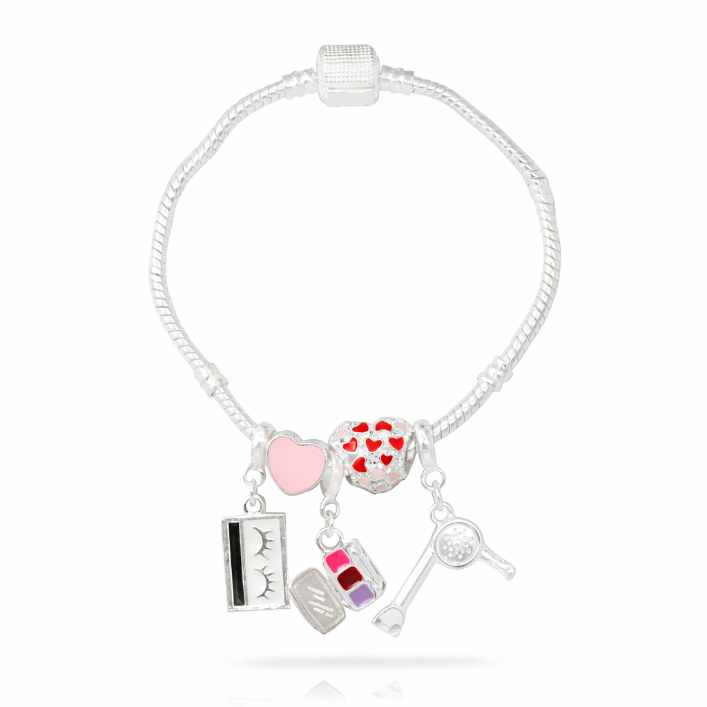 Pulseira Make-Up - Kit com até 5 Berloques