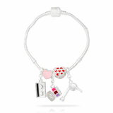 Pulseira Make-Up - Kit com até 5 Berloques