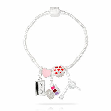 Pulseira Make-Up - Kit com até 5 Berloques